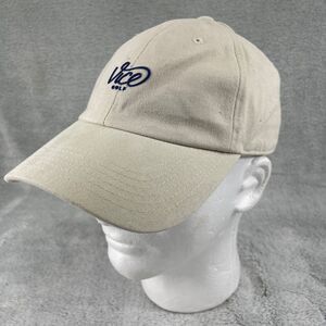 Vice Golf Dad Hat Men's Adjustable Strapback Tan Blue